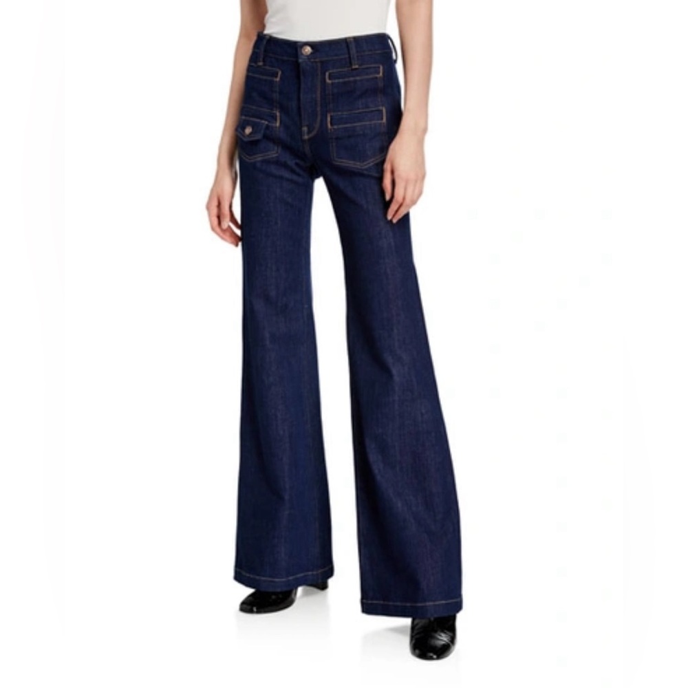 7 for All Mankind Georgia Jeans - Dark Wash - Size 26x31.5